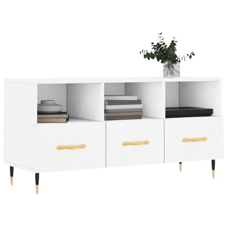 Tv Cabinet 102X36X50 Cm Engineered Wood