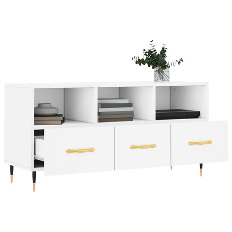 Tv Cabinet 102X36X50 Cm Engineered Wood