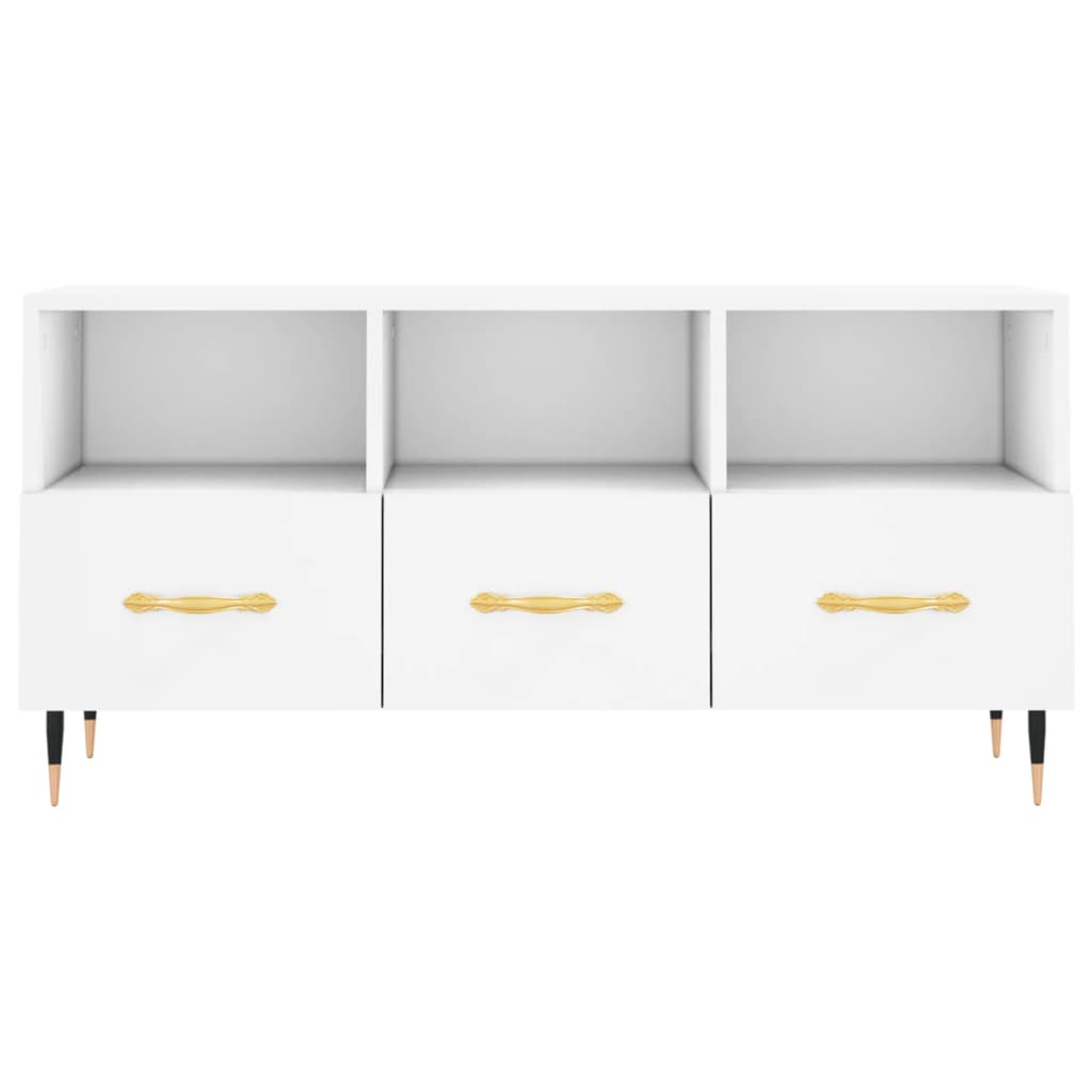 Tv Cabinet 102X36X50 Cm Engineered Wood