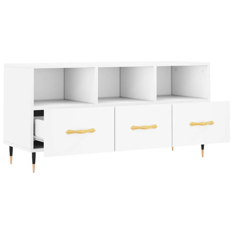 Tv Cabinet 102X36X50 Cm Engineered Wood