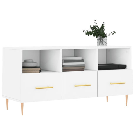 Tv Cabinet 102X36X50 Cm Engineered Wood