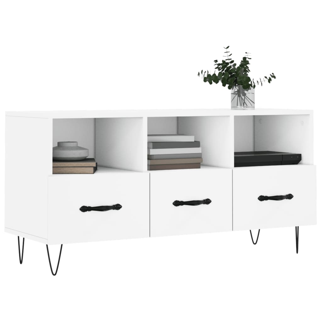 Tv Cabinet 102X36X50 Cm Engineered Wood