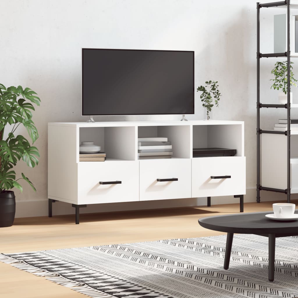 Tv Cabinet 102X36X50 Cm Engineered Wood