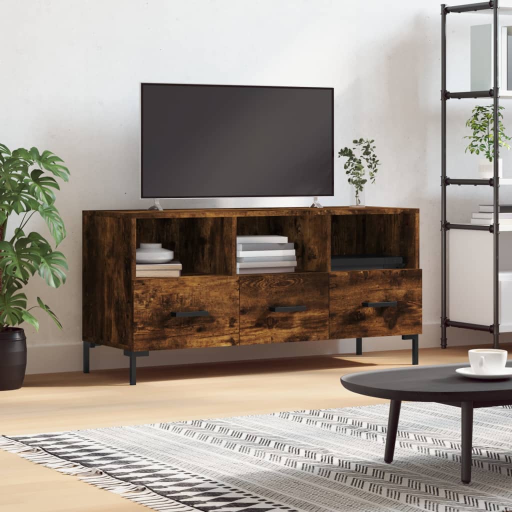 Tv Cabinet 102X36X50 Cm Engineered Wood