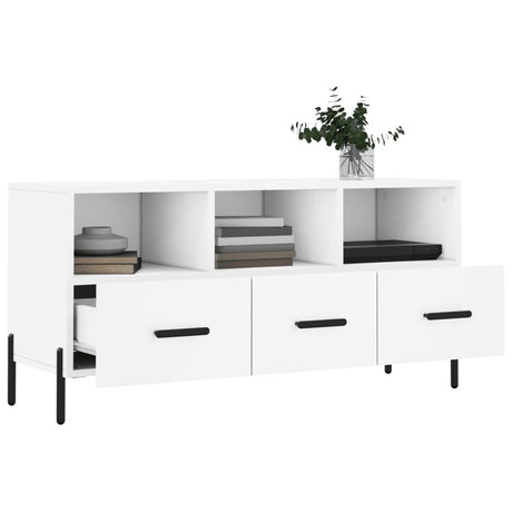 Tv Cabinet 102X36X50 Cm Engineered Wood