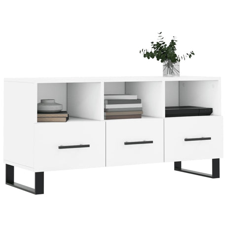 Tv Cabinet 102X36X50 Cm Engineered Wood