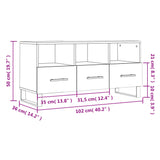 Tv Cabinet 102X36X50 Cm Engineered Wood