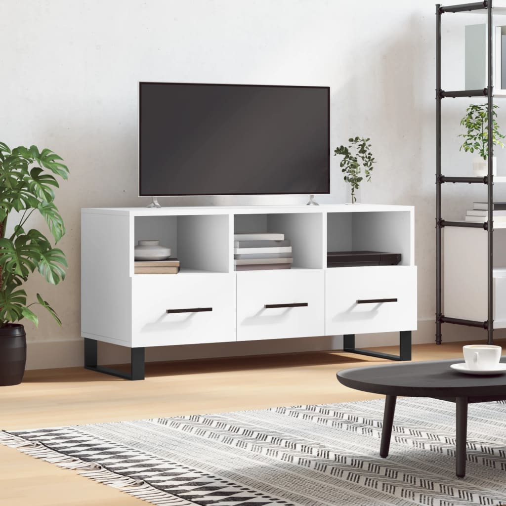 Tv Cabinet 102X36X50 Cm Engineered Wood