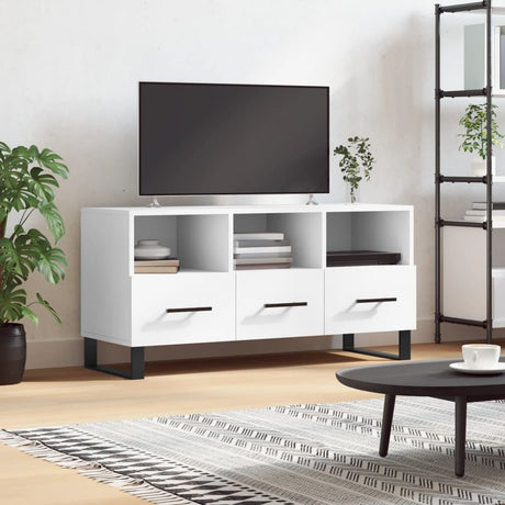 Tv Cabinet 102X36X50 Cm Engineered Wood
