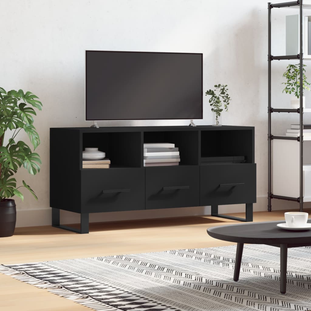Tv Cabinet 102X36X50 Cm Engineered Wood