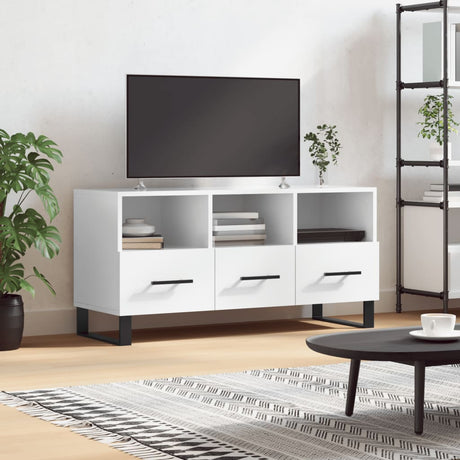 Tv Cabinet 102X36X50 Cm Engineered Wood