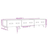Tv Cabinet 150X36X30 Cm Engineered Wood
