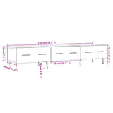 Tv Cabinet 150X36X30 Cm Engineered Wood