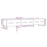 Tv Cabinet 150X36X30 Cm Engineered Wood
