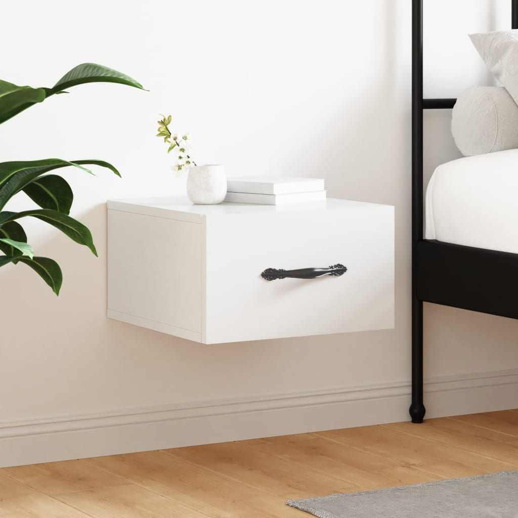 Wall-Mounted Bedside Cabinet 35X35X20 Cm