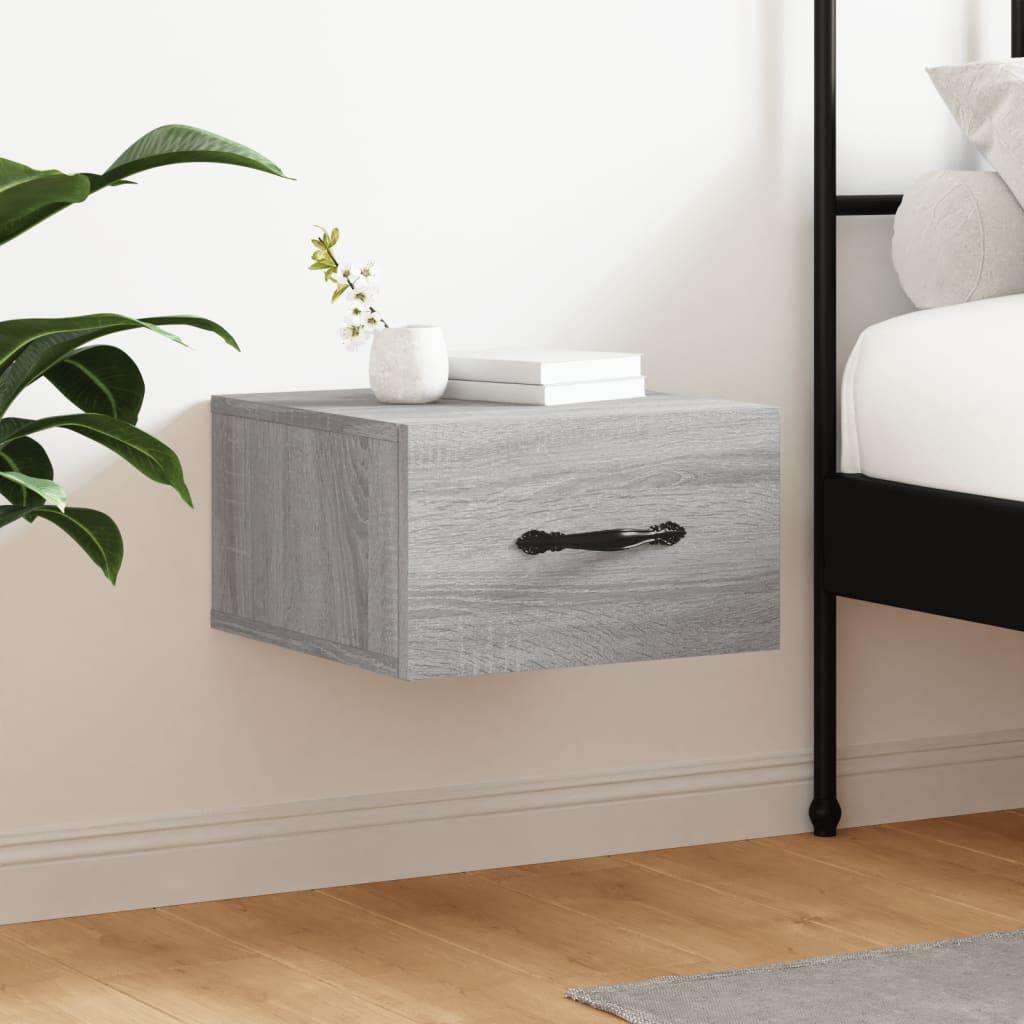 Wall-Mounted Bedside Cabinet 35X35X20 Cm