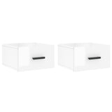 Wall-Mounted Bedside Cabinets 2 Pcs 35X35X20 Cm