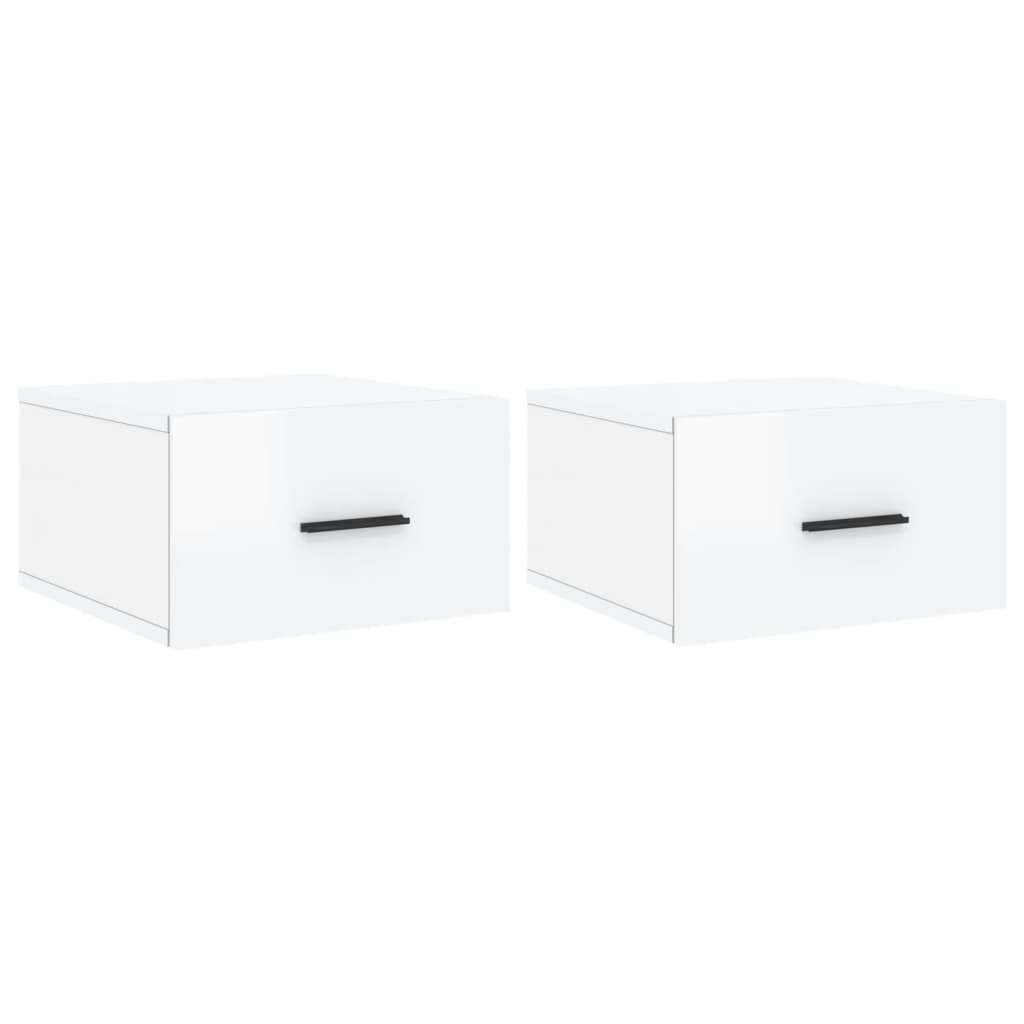 Wall-Mounted Bedside Cabinets 2 Pcs 35X35X20 Cm