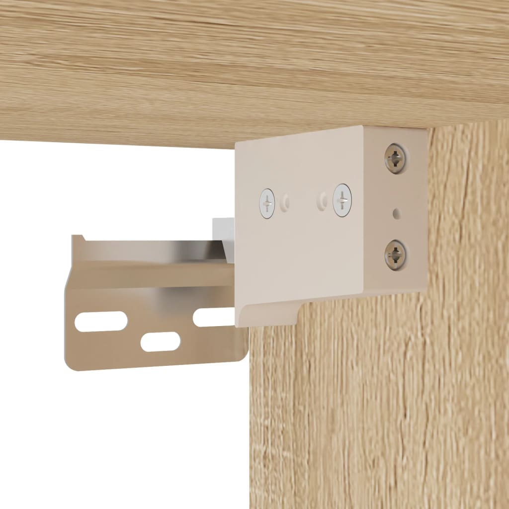 Wall Mounted Cabinet 69.5X34X90 Cm Engineered Wood