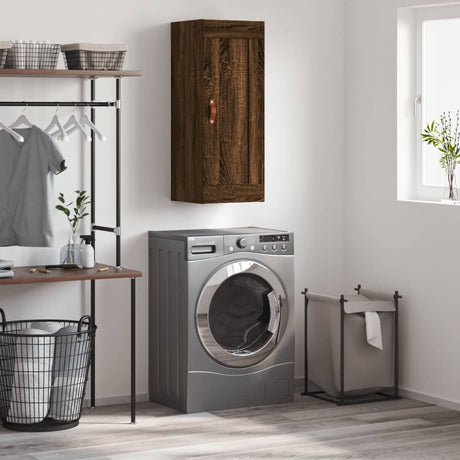 Wall Mounted Cabinet 34.5X34X90 Cm Engineered Wood