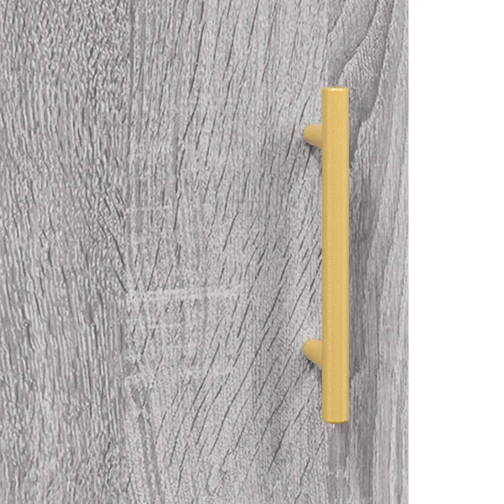 Wall Mounted Cabinet 34.5X34X90 Cm Engineered Wood