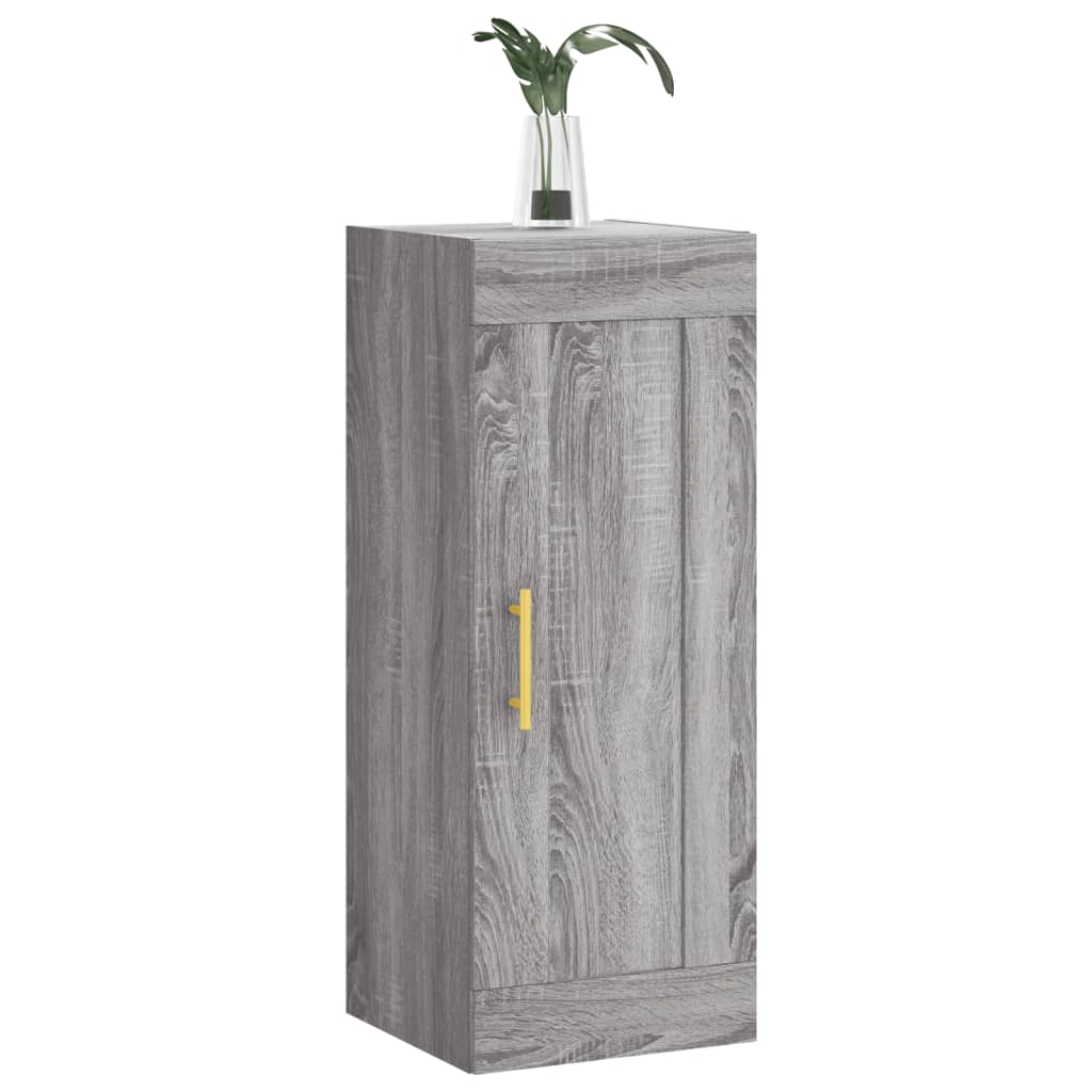 Wall Mounted Cabinet 34.5X34X90 Cm Engineered Wood