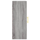 Wall Mounted Cabinet 34.5X34X90 Cm Engineered Wood