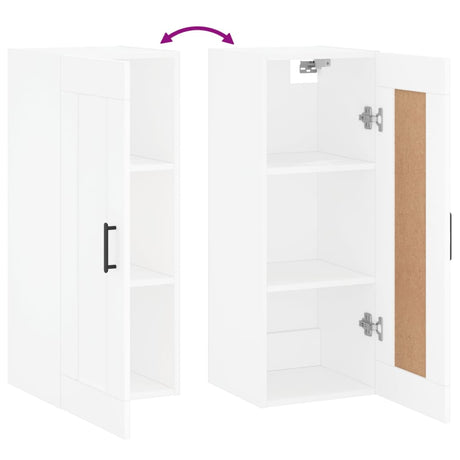 Wall Mounted Cabinet 34.5X34X90 Cm Engineered Wood