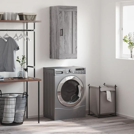 Wall Mounted Cabinet 34.5X34X90 Cm Engineered Wood
