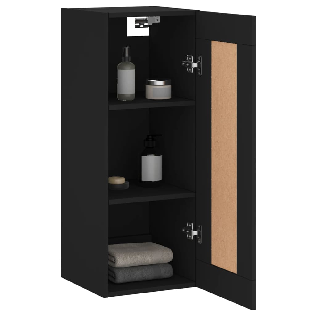 Wall Mounted Cabinet 34.5X34X90 Cm Engineered Wood
