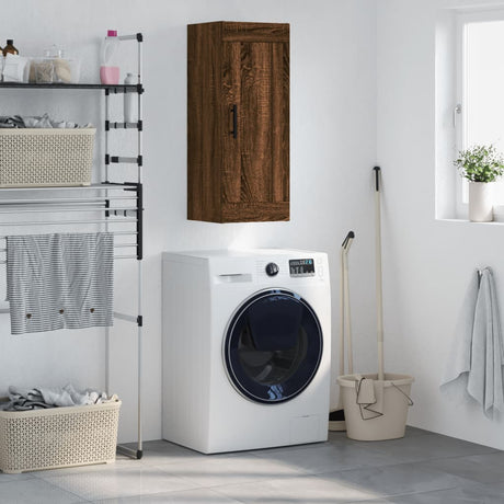Wall Mounted Cabinet 34.5X34X90 Cm Engineered Wood