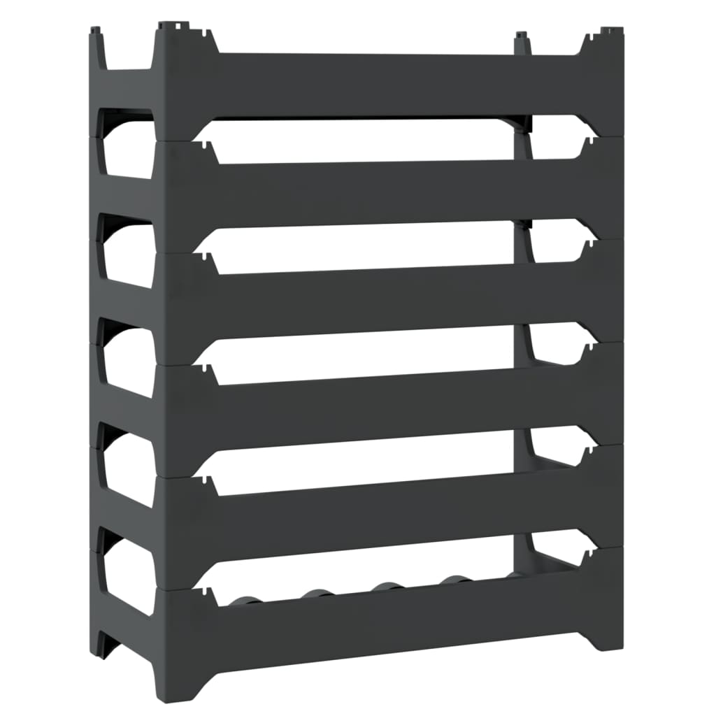 Wine Rack For 36 Bottles Pp Stackable