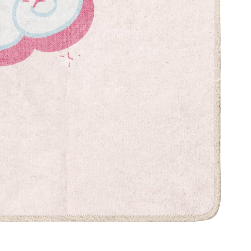 Kids' Rug 160X230 Cm Unicorn Washable Anti Slip