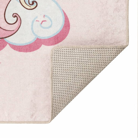 Kids' Rug 160X230 Cm Unicorn Washable Anti Slip