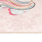 Kids' Rug 160X230 Cm Unicorn Washable Anti Slip