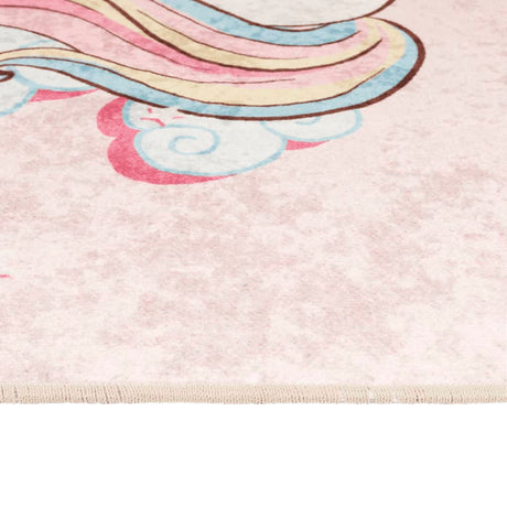 Kids' Rug 160X230 Cm Unicorn Washable Anti Slip