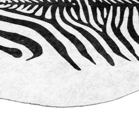 Rug 120X170 Cm Zebra Pattern Washable Anti Slip