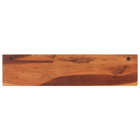 Wall Shelves 2 Pcs Solid Wood Acacia