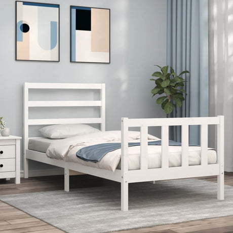 Bed Frame Without Mattress Solid Wood Pine