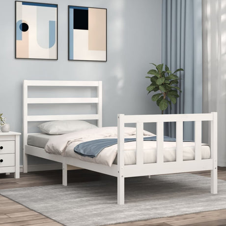 Bed Frame Without Mattress Solid Wood Pine