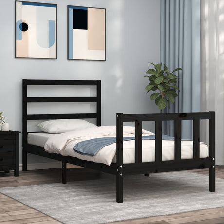 Bed Frame Without Mattress Solid Wood Pine