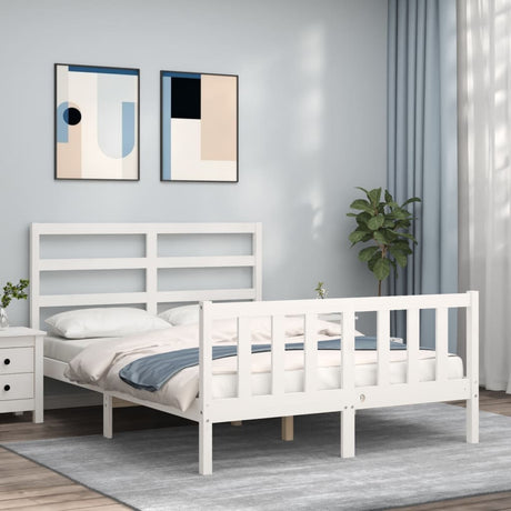 Bed Frame Without Mattress Solid Wood Pine