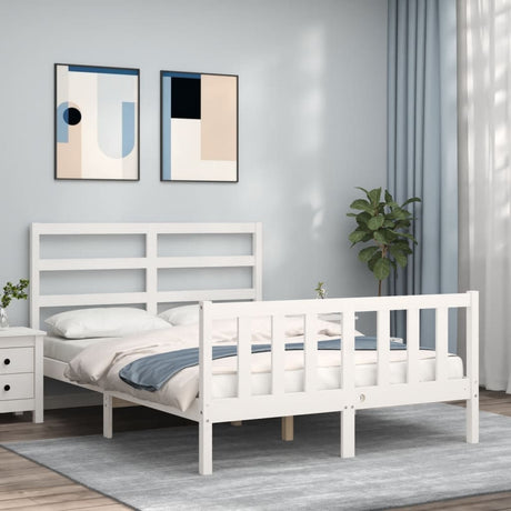 Bed Frame Without Mattress Solid Wood Pine