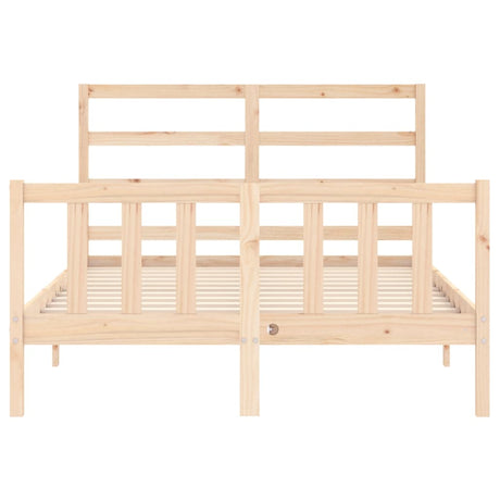 Bed Frame Without Mattress Solid Wood Pine