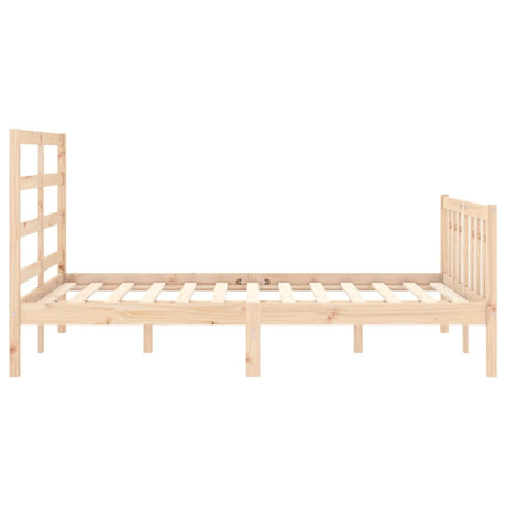 Bed Frame Without Mattress Solid Wood Pine
