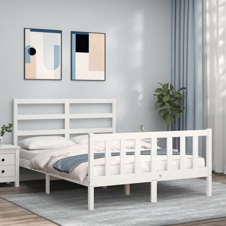 Bed Frame Without Mattress Solid Wood Pine