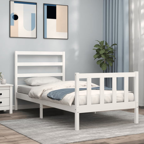 Bed Frame Without Mattress Solid Wood Pine