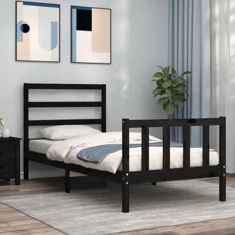 Bed Frame Without Mattress Solid Wood Pine