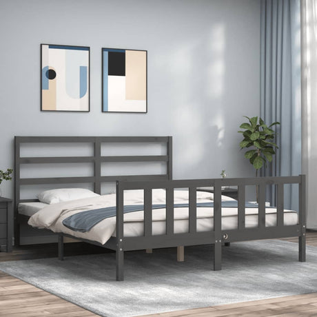 Bed Frame Without Mattress Solid Wood Pine