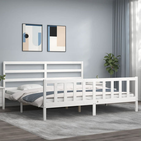 Bed Frame Without Mattress Solid Wood Pine